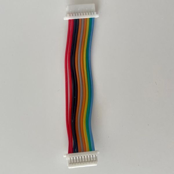 Кабель SH1.0 10Pin &mdash; 10Pin, 50 мм (10 штук) SH1.0-10P-50 фото